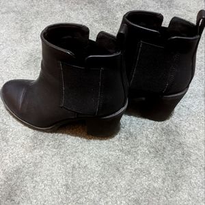 Faux Leather Booties